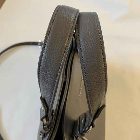Cole Haan gray leather satchel - Picture 6 of 8